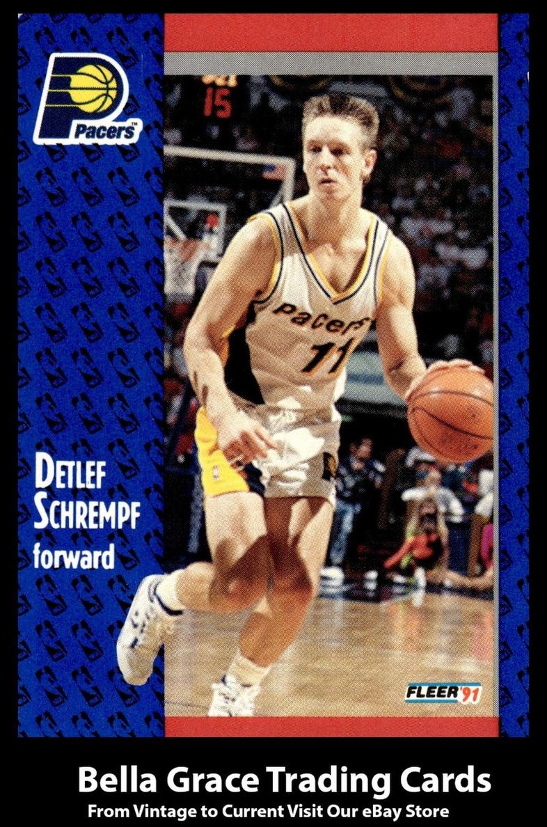1991 Fleer Detlef Schrempf #85 card