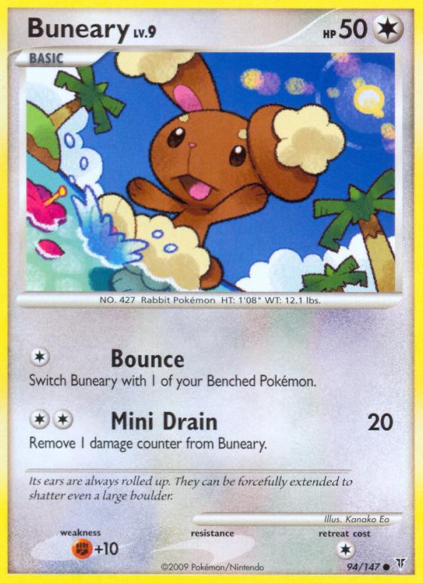 Buneary 2009 Pokemon Platinum Supreme Victors