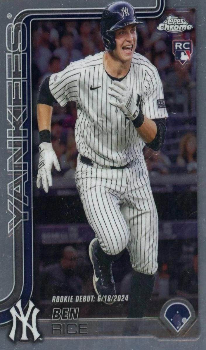 Ben Rice 2025 Topps Chrome Update Baseball card