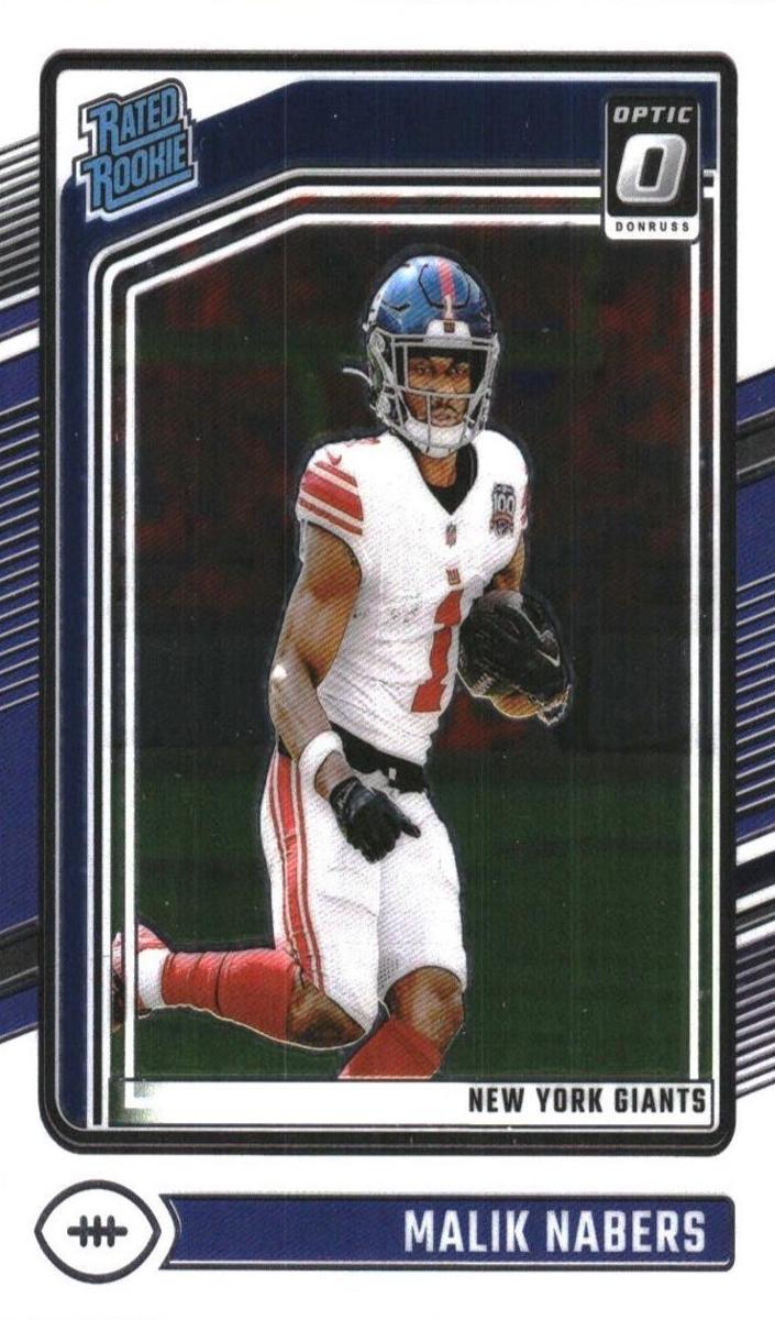 Malik Nabers 2024 Donruss Optic Football card