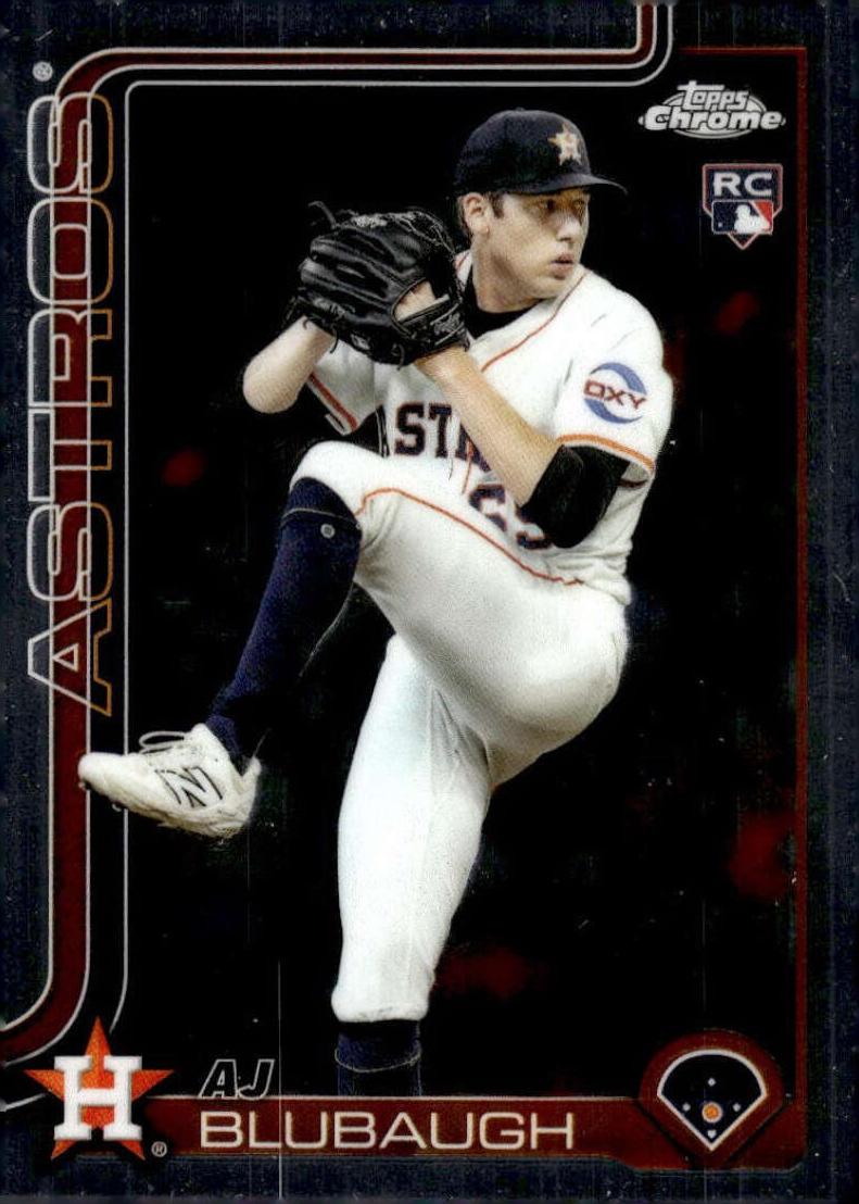 AJ Blubaugh 2025 Topps Chrome Update Baseball card