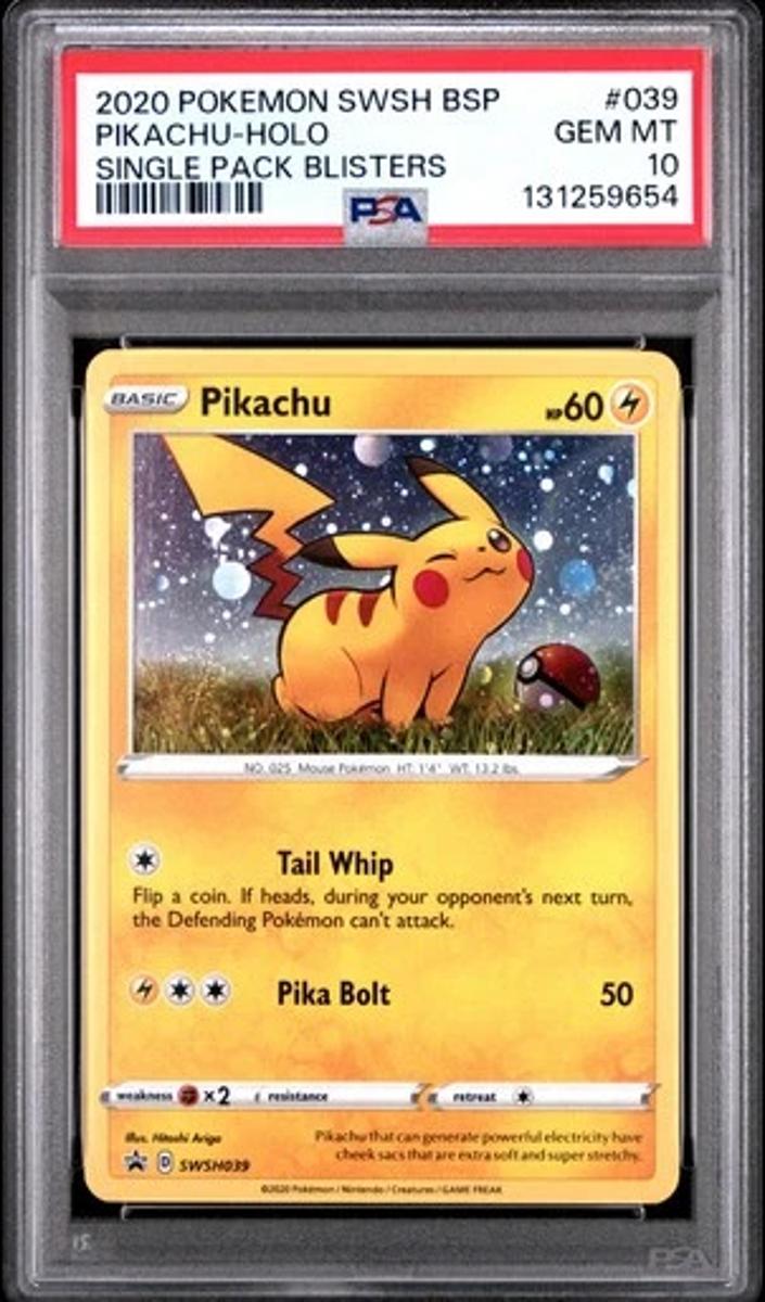 Pikachu 2020 Pokemon SWSH Black Star Promo 2021 General Mills 25th Anniversary Holo