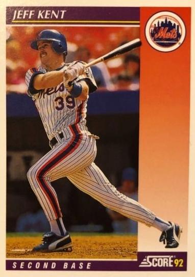 1992 Jeff Kent #84T