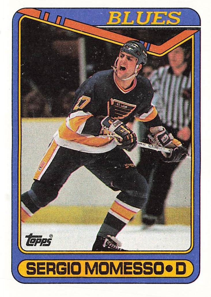 1990 Topps Sergio Momesso #244 card