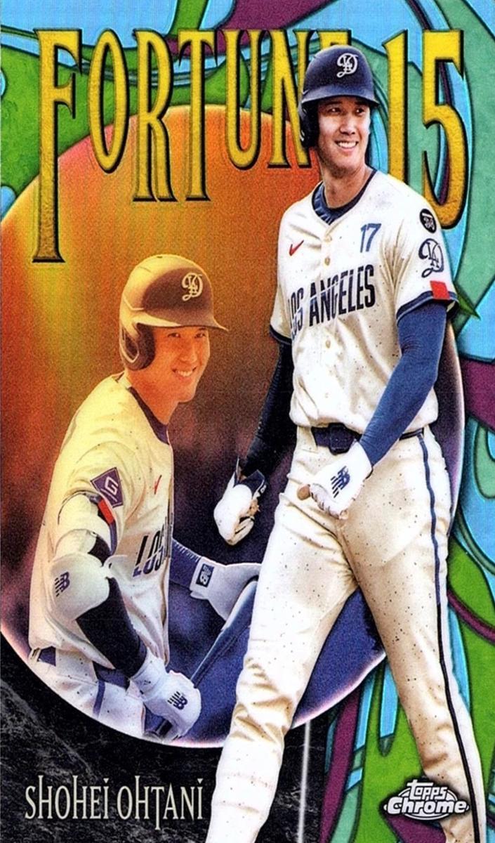 Shohei Ohtani 2025 Topps Chrome Update Baseball card