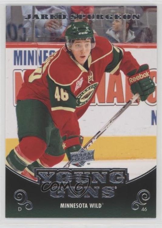 2010 Upper Deck Jared Spurgeon #472 card