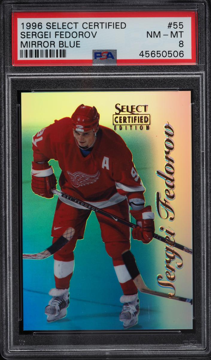 1996 Select Certified Sergei Fedorov [Mirror Blue] #55 card