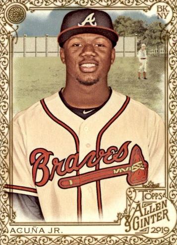 2019 Ronald Acuna Jr. [Gold Border] #25