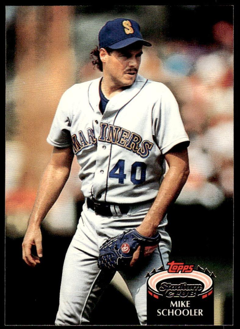 1992 Topps Stadium Club Mike Schooler #313 card