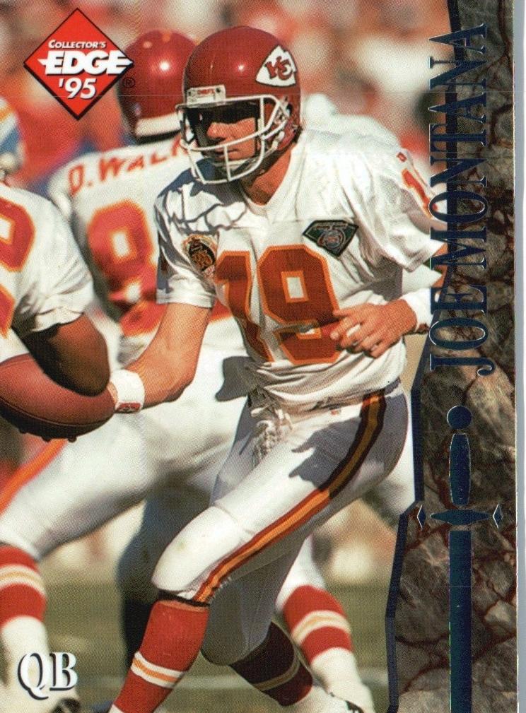 1995 Joe Montana [Sword and Stone Gold] #107