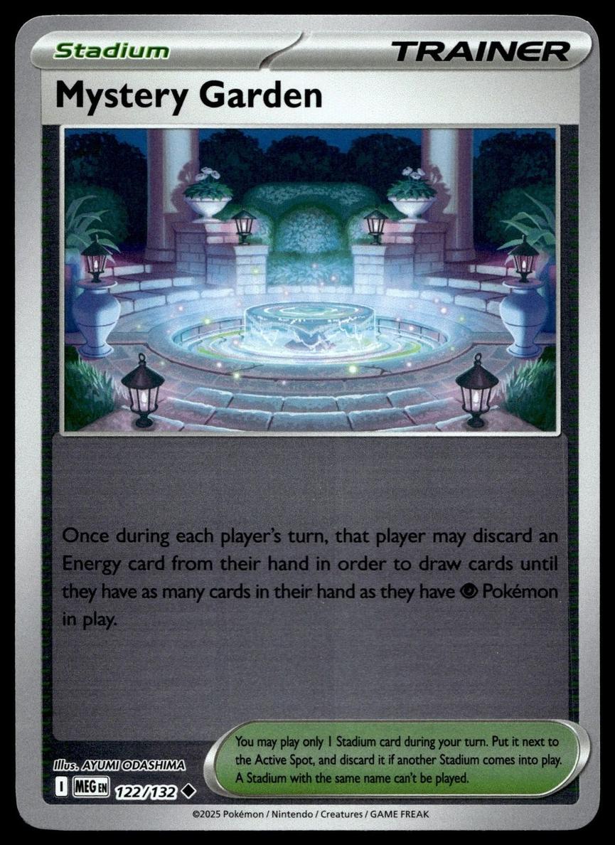 Mystery Garden 2025 Pokemon Mega Evolution