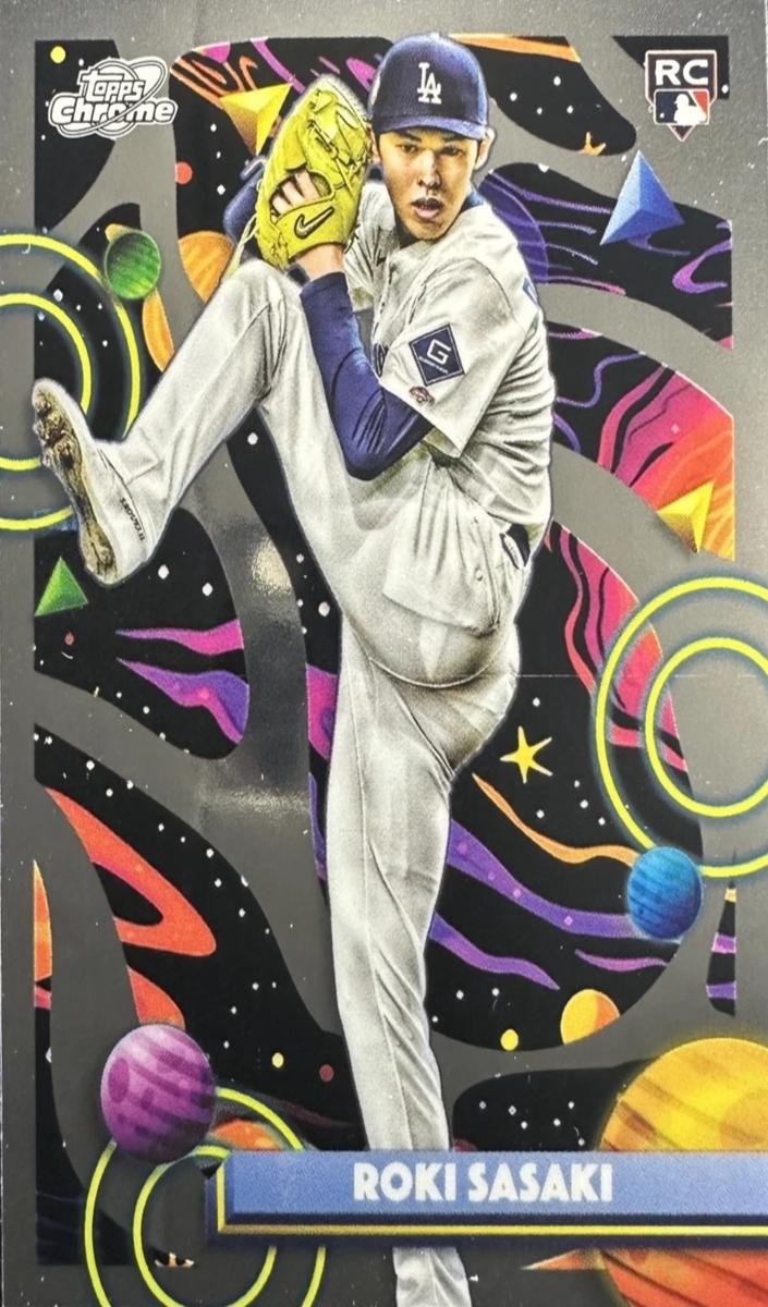 Roki Sasaki 2025 Cosmic Chrome card