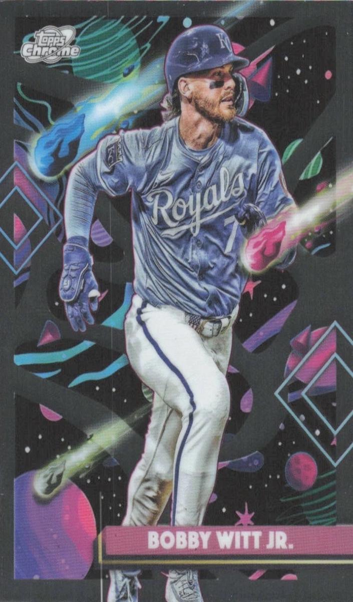 Bobby Witt Jr. 2025 Cosmic Chrome card