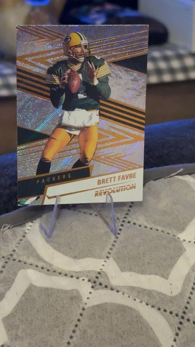 Brett Favre 2025 Revolution Football card