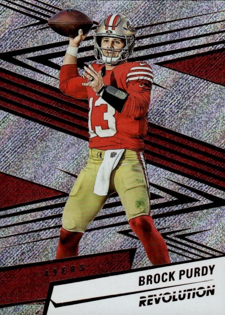Brock Purdy 2025 Revolution Football card