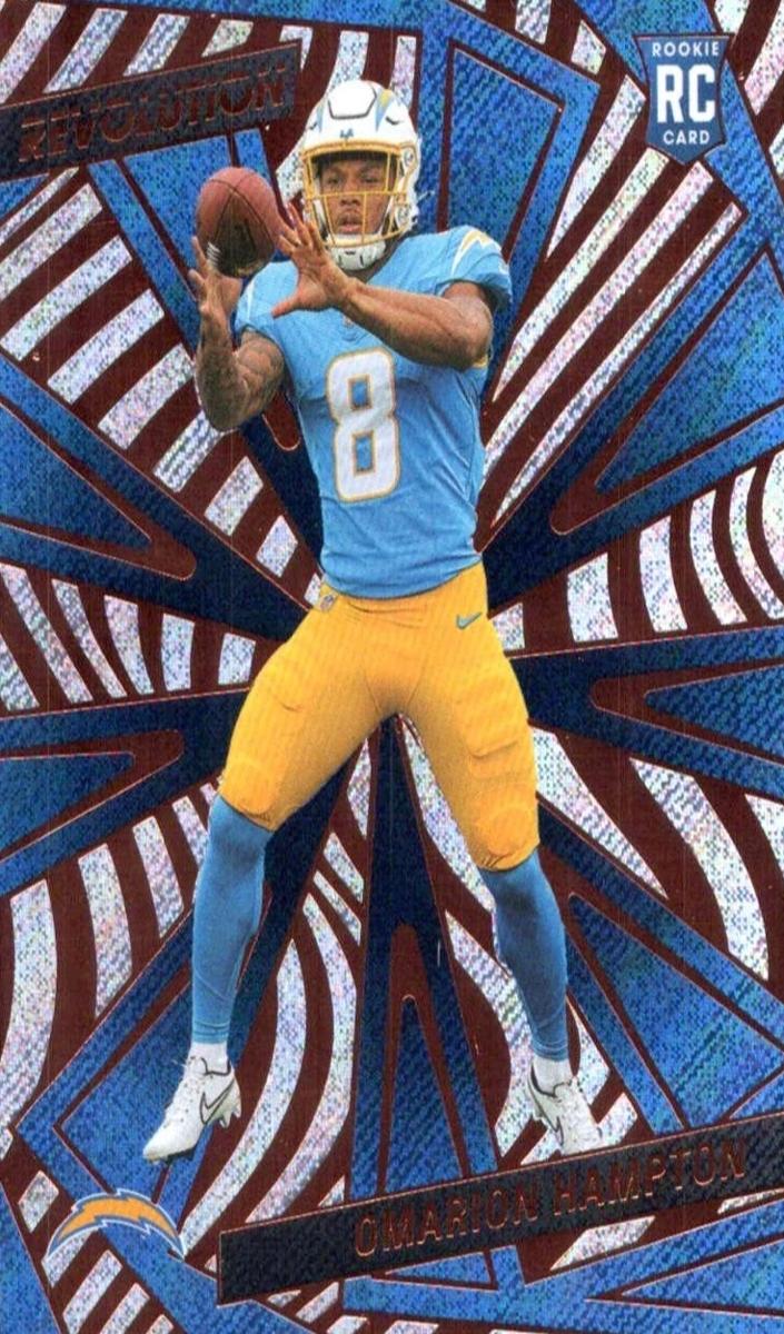 Omarion Hampton 2025 Revolution Football card