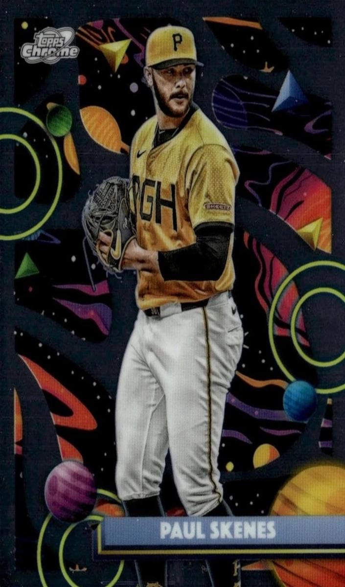 Paul Skenes 2025 Cosmic Chrome card