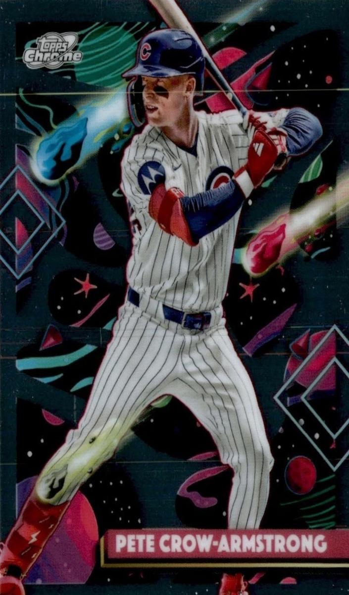 Pete Crow-Armstrong 2025 Cosmic Chrome card