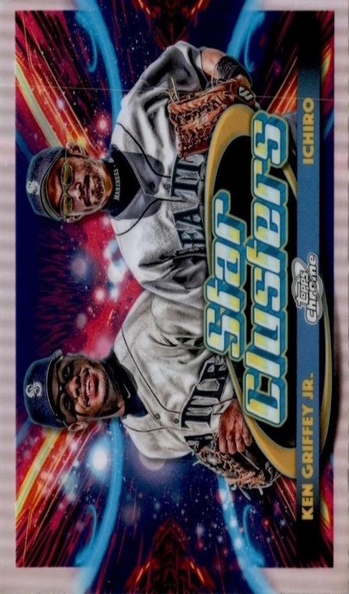 Ichiro / Ken Griffey Jr 2025 Topps Cosmic Chrome Dual Star Clusters Baseball