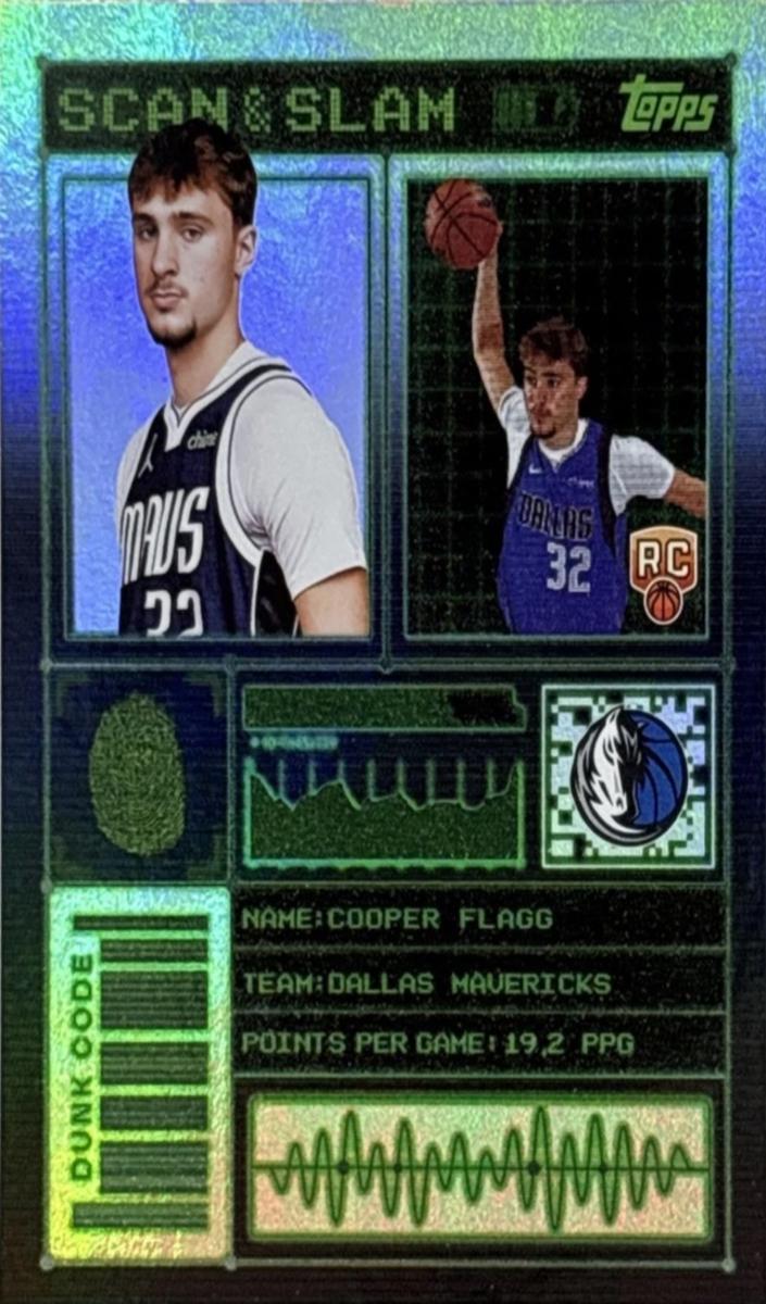 2025 Topps Scan and Slam Cooper Flagg #SS-26 card