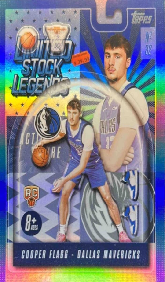 2025 Topps Limited Stock Legends Cooper Flagg #LST-1 card