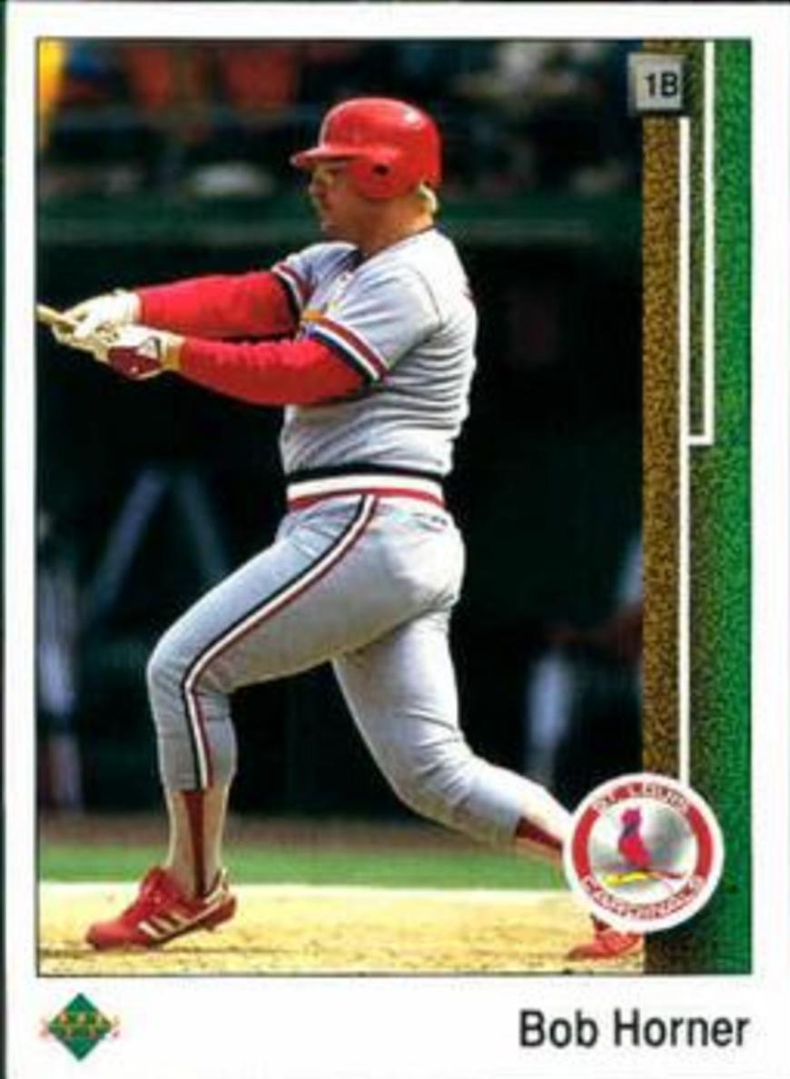 1989 Bob Horner #125