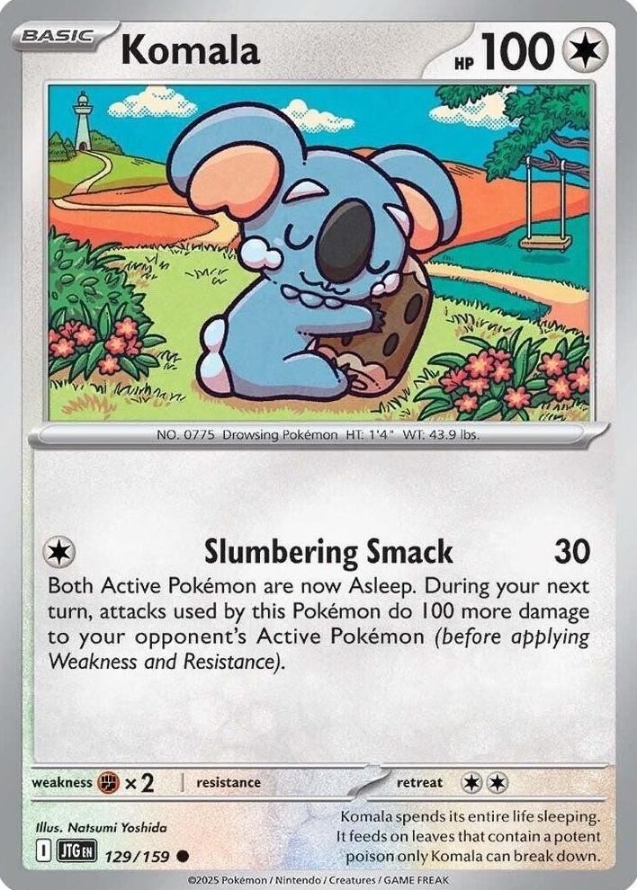 Komala 2025 Pokemon Scarlet & Violet Journey Together