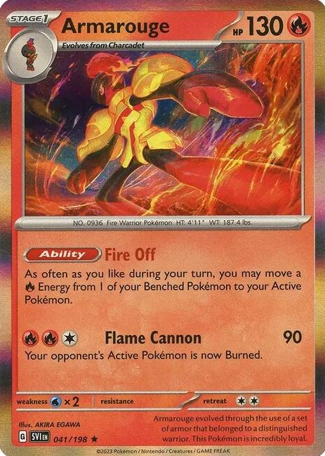 Armarouge 2023 Pokemon Scarlet & Violet