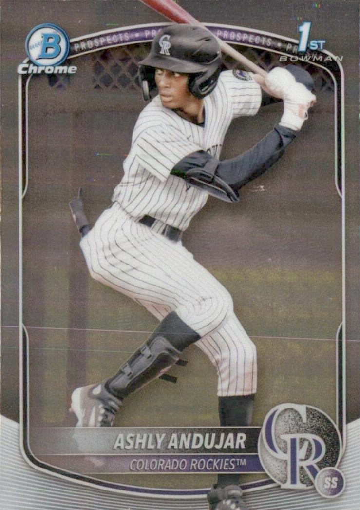 Ashly Andujar 2025 Bowman Chrome Prospects card