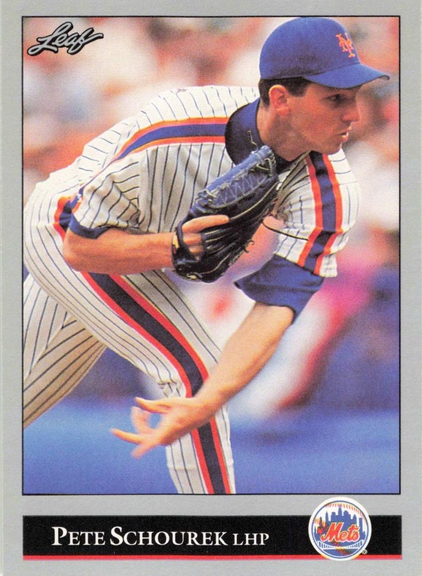 1992 Leaf Pete Schourek #176 card