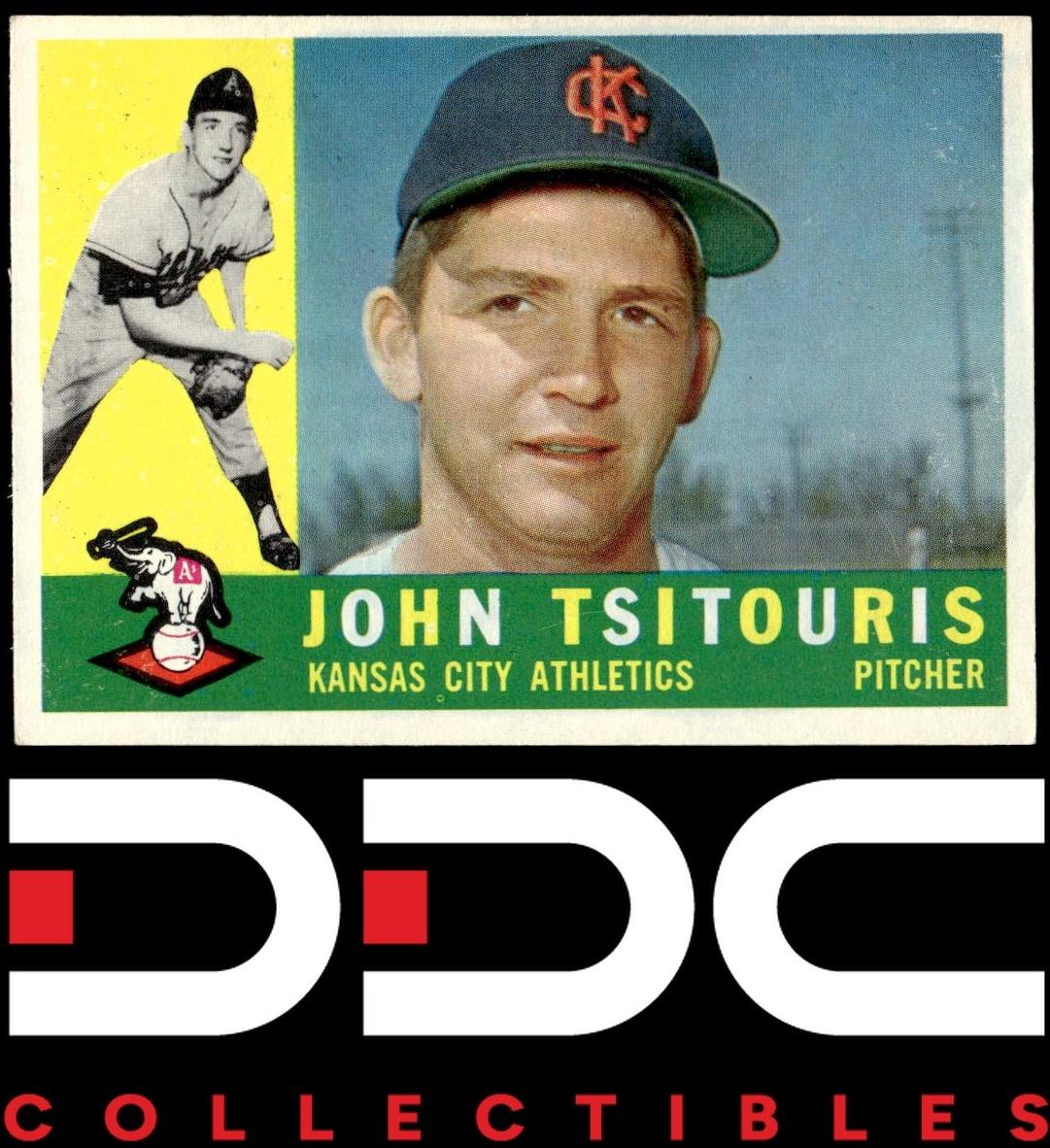 1960 Topps John Tsitouris #497 card