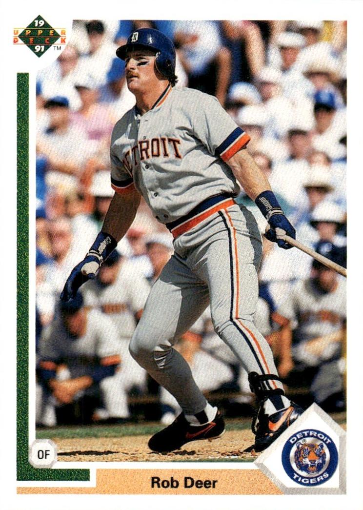 1991 Upper Deck Rob Deer #726 card