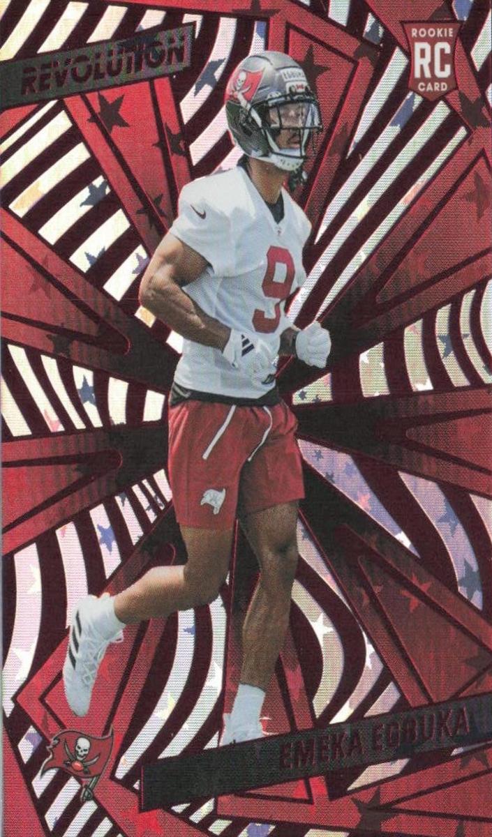 Emeka Egbuka 2025 Revolution Football card