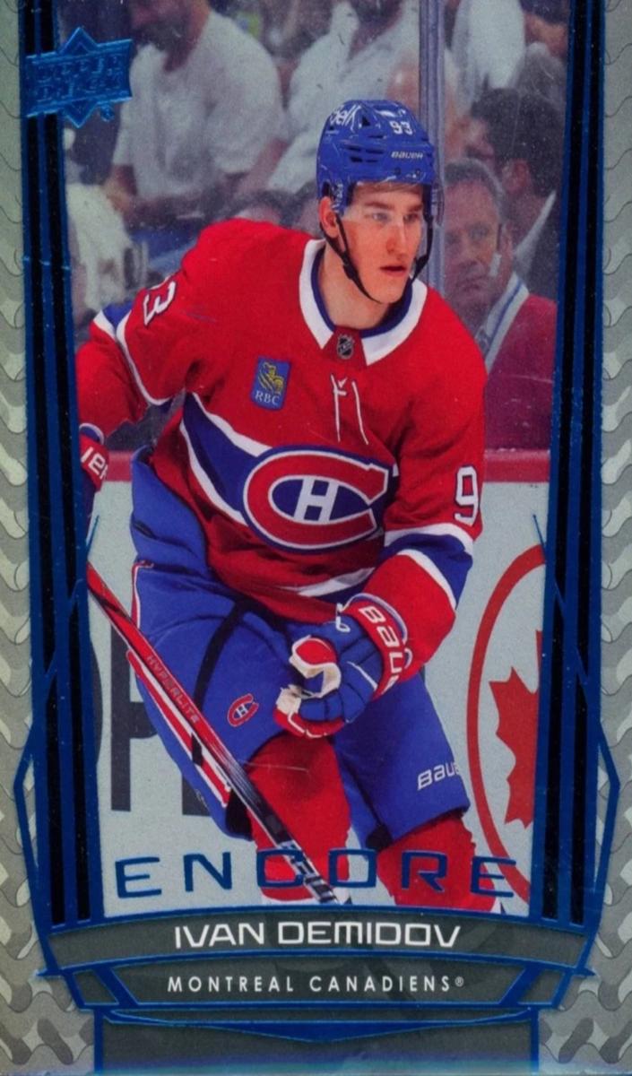 2025 Upper Deck Ivan Demidov [Blue] #E-36 card