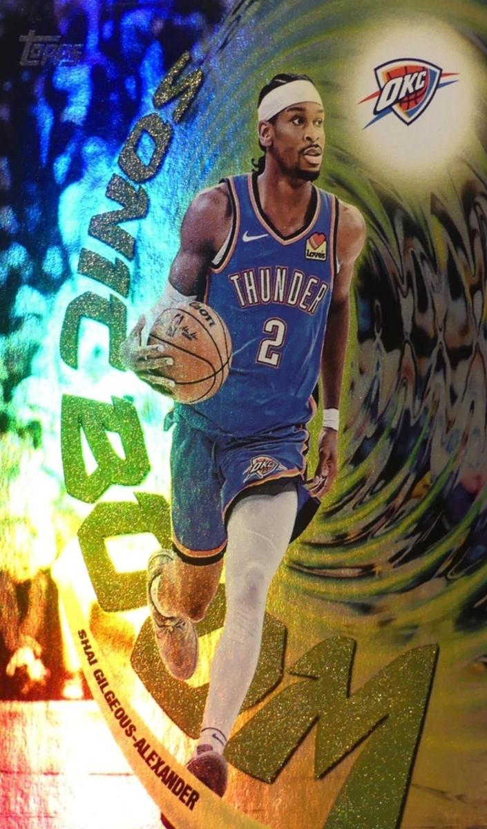2025 Topps Sonic Boom Shai Gilgeous-Alexander #SB-7 card