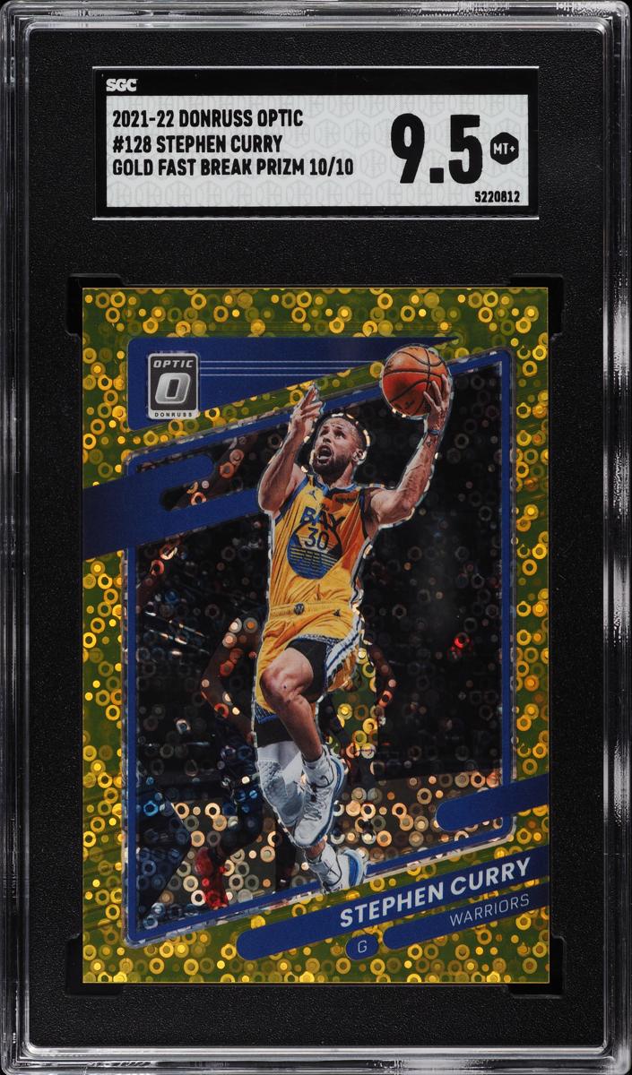 2021 Stephen Curry [Fast Break Gold] #128