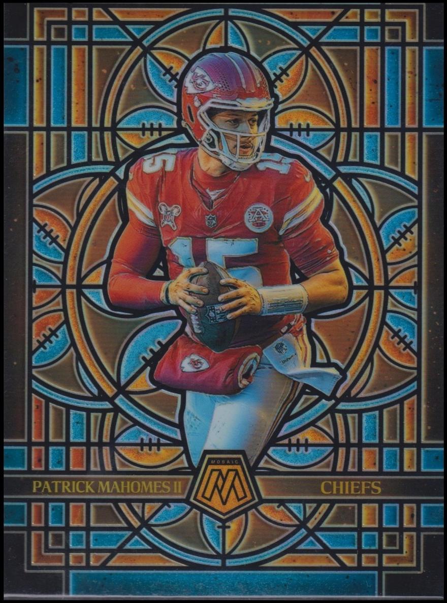 2025 Panini Mosaic Stained Glass Patrick Mahomes II #13 card