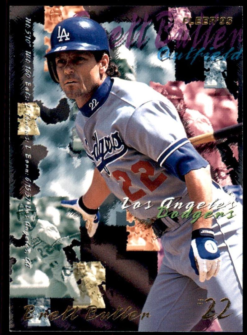 1995 Fleer Brett Butler #535 card