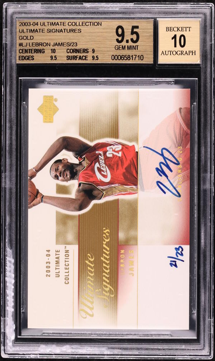 2003 Lebron James [Gold] #LJ-A