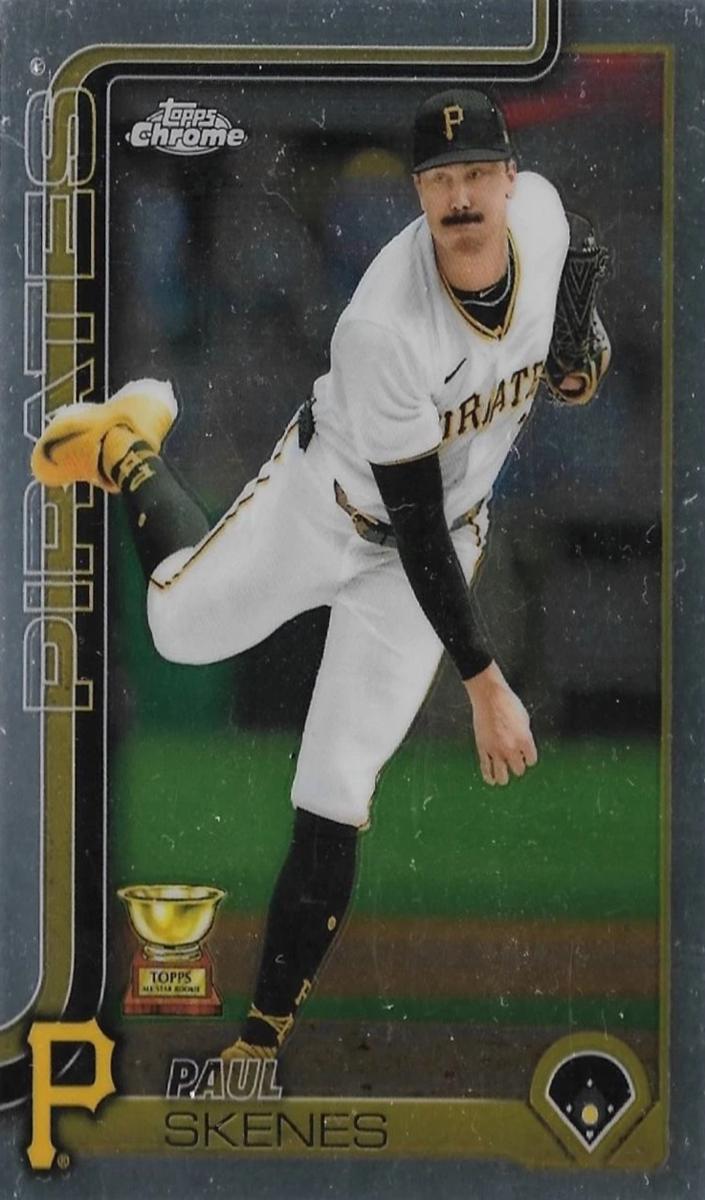 Paul Skenes 2025 Topps Chrome Baseball card