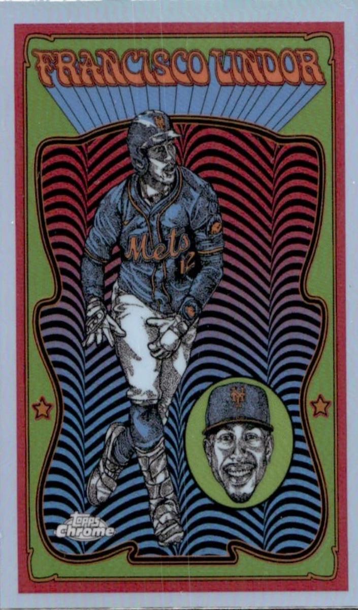 2025 Topps Chrome Ultra Violet All Stars Francisco Lindor #UV-8 card