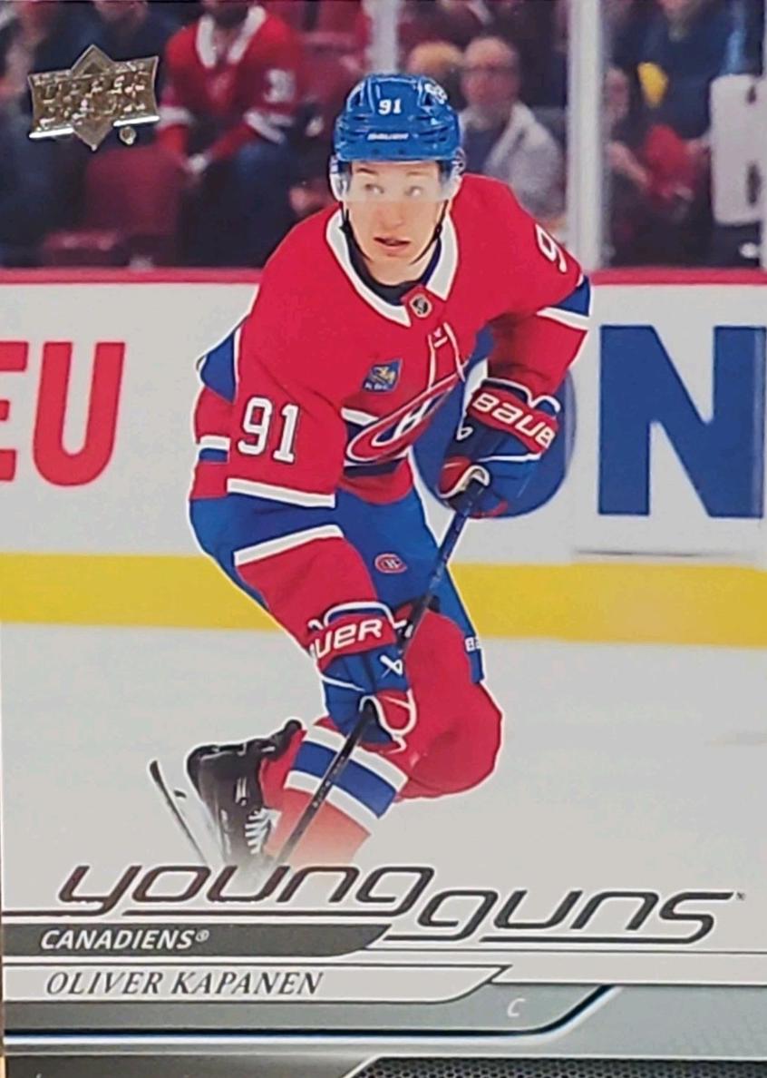 Oliver Kapanen 2024 Upper Deck Hockey card