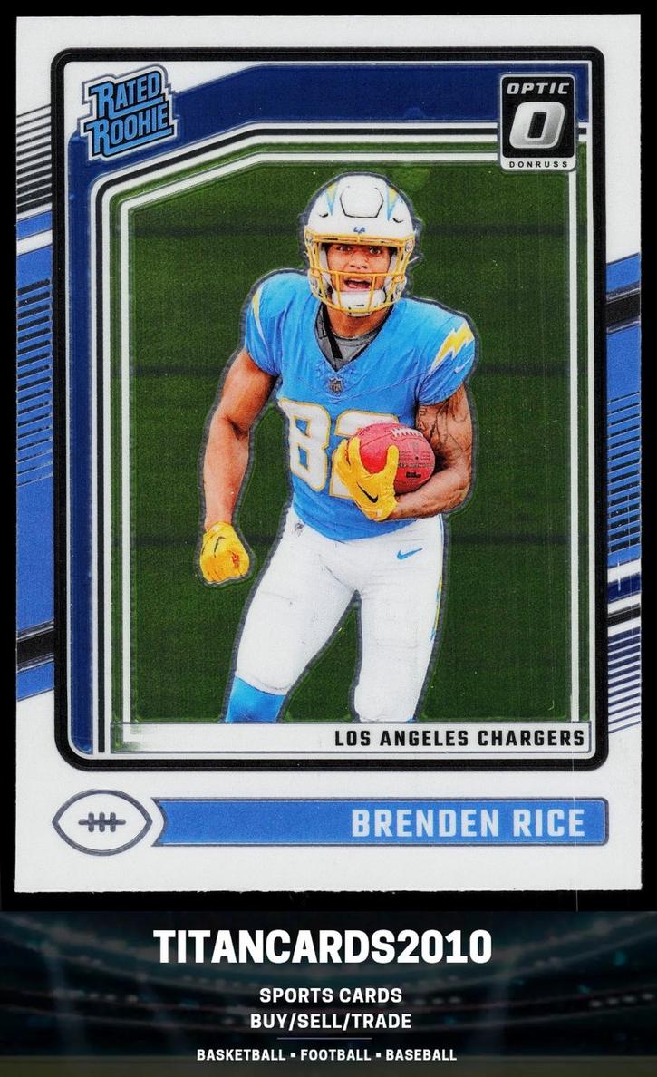 Brenden Rice 2024 Donruss Optic Football card