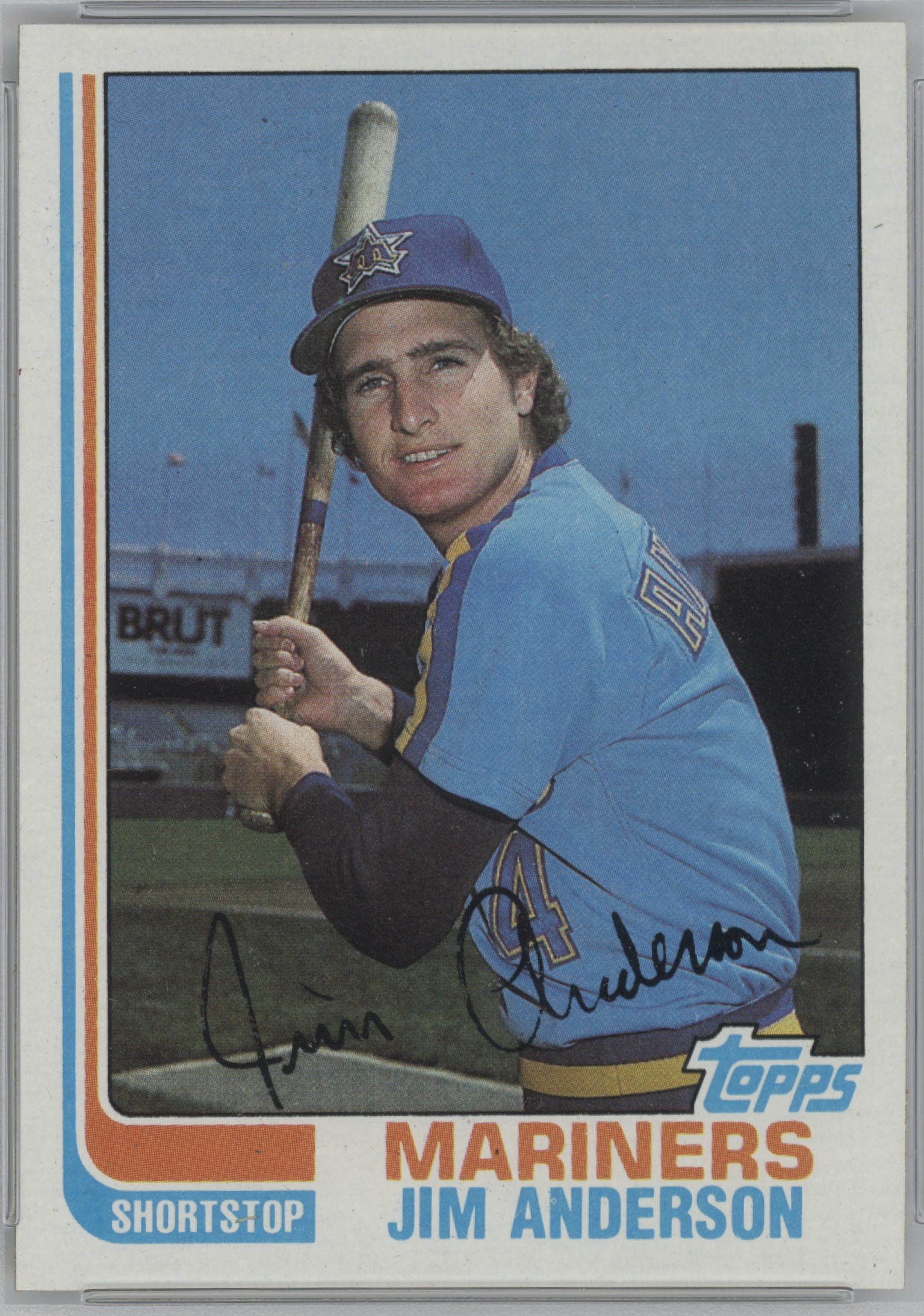1982 Topps Jim Anderson #497 card