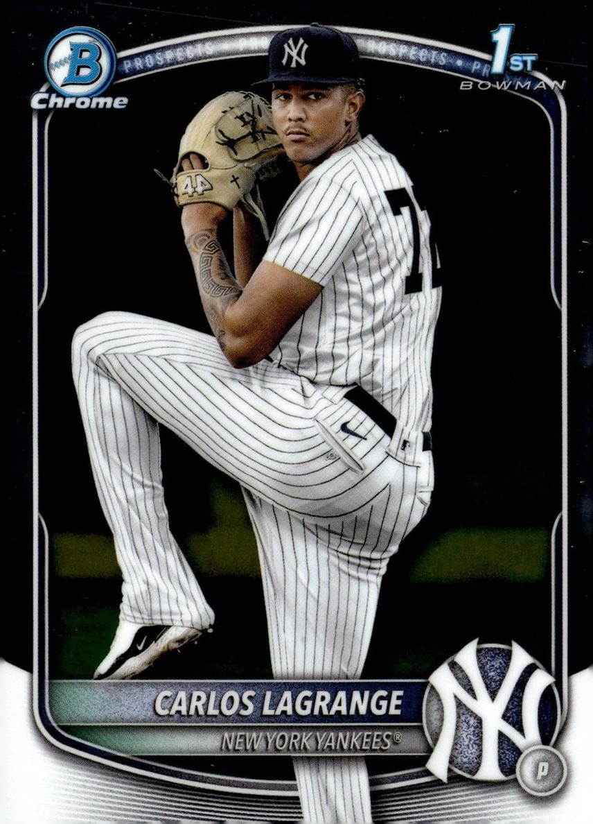 Carlos Lagrange 2025 Bowman Chrome Prospects card