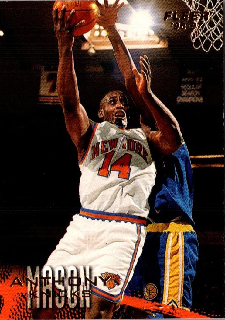 1996 Fleer Anthony Mason #73 card