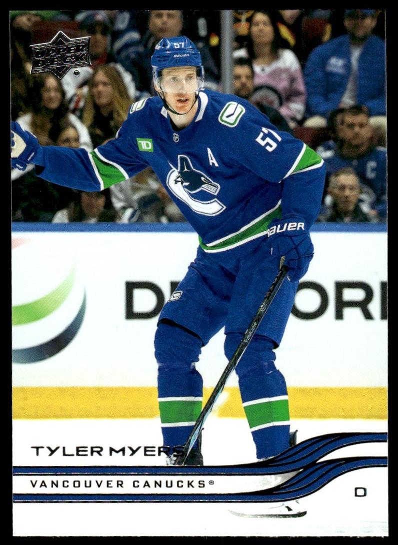 2025 Upper Deck Tyler Myers #180 card