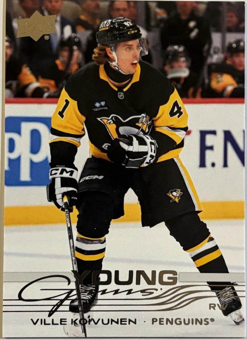 Ville Koivunen 2025 Upper Deck Hockey card