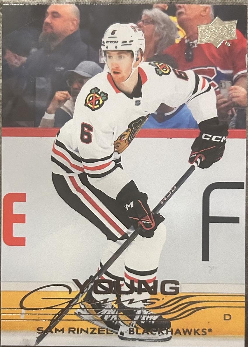 Sam Rinzel 2025 Upper Deck Hockey card