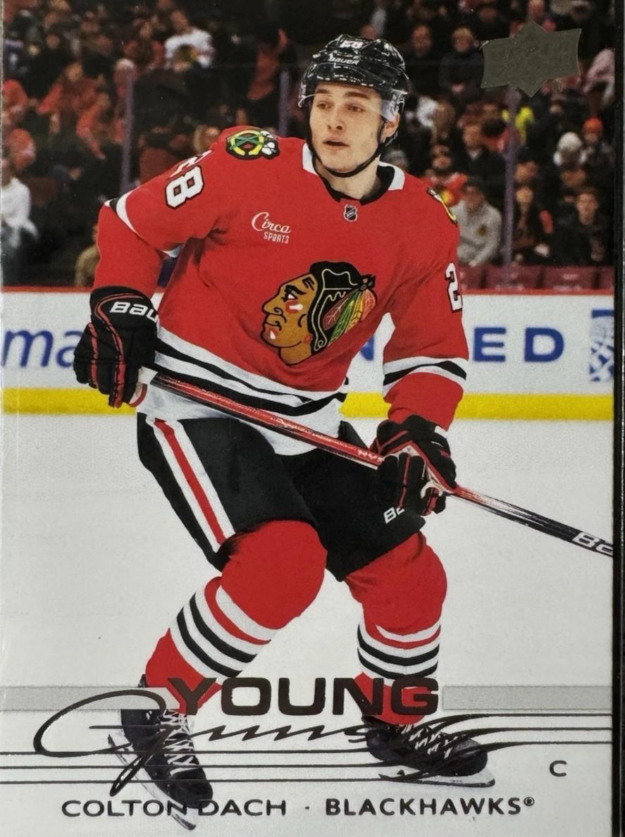 Colton Dach 2025 Upper Deck Hockey card